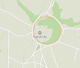 Mapa lokality Strom života: Zázrak púšte