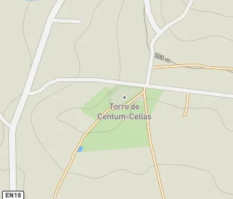 Mapa lokality Centum Cellas
