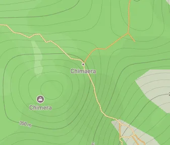 Mapa lokality Pobrežný národný park Olympos (Çıralı)