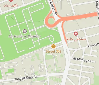 Mapa lokality Poľnohospodárske múzeum v Káhire