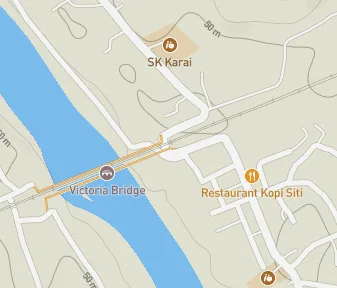 Mapa lokality Victoria Bridge