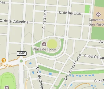 Mapa lokality Múzeum býčích zápasov v Aranjuez