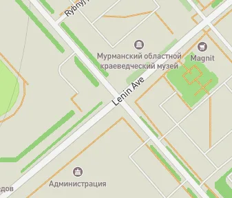 Mapa lokality Murmansk