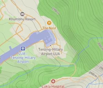 Mapa lokality Najdesivejšie letisko sveta