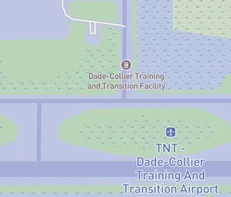Mapa lokality Výcvikové a tranzitné letisko Dade-Collier