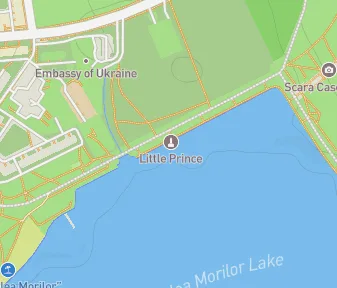Mapa lokality Moldavská socha Malého princa