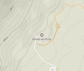 Mapa lokality Geoda de Pulpí