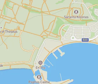 Mapa lokality Bazilika Panagia Limeniotissa