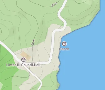 Mapa lokality Otrokársky prístav Bimbia