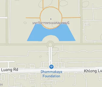 Mapa lokality Budhistický kláštorný chrám v Bangkoku