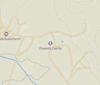 Mapa lokality Hrad Duwisib