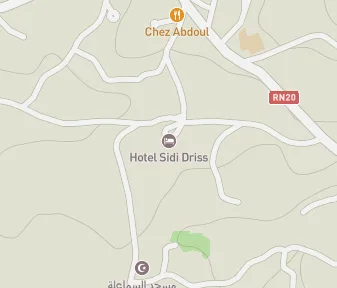 Mapa lokality Hotel Sidi Driss