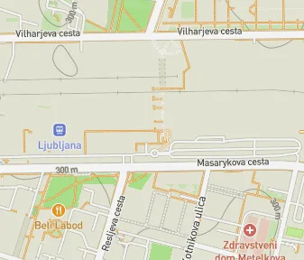 Mapa lokality Pamätník Jamesa Joycea