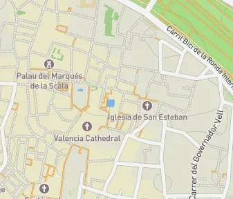 Mapa lokality Archeologické centrum L'Almoina