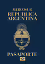 Predný obal pasu: Argentína