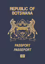 Predný obal pasu: Botswana