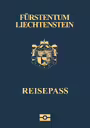 Predný obal pasu: Lichtenštajnsko