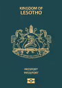 Predný obal pasu: Lesotho