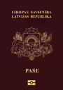 Predný obal pasu: Lotyšsko