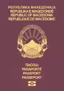 Predný obal pasu: Severné Macedónsko