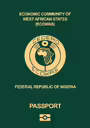 Predný obal pasu: Nigéria