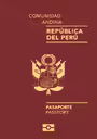 Predný obal pasu: Peru