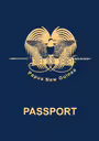 Predný obal pasu: Papua-Nová Guinea