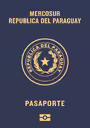 Predný obal pasu: Paraguaj
