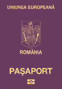 Predný obal pasu: Rumunsko