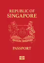 Predný obal pasu: Singapur
