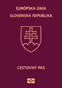 Predný obal pasu: Slovensko