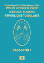 Predný obal pasu: Togo