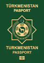 Predný obal pasu: Turkmenistan