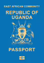Predný obal pasu: Uganda