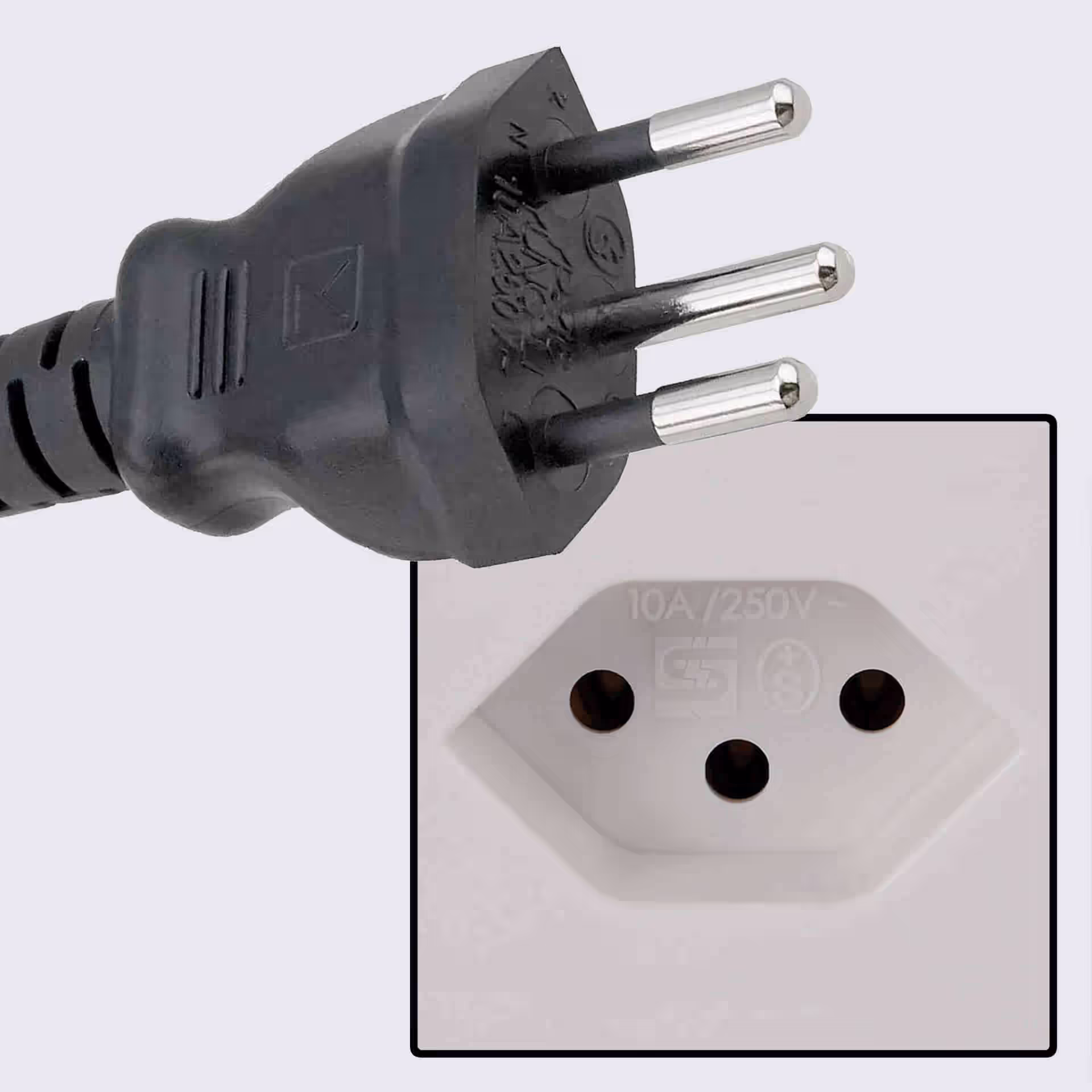 Typ J elektrická zásuvka
