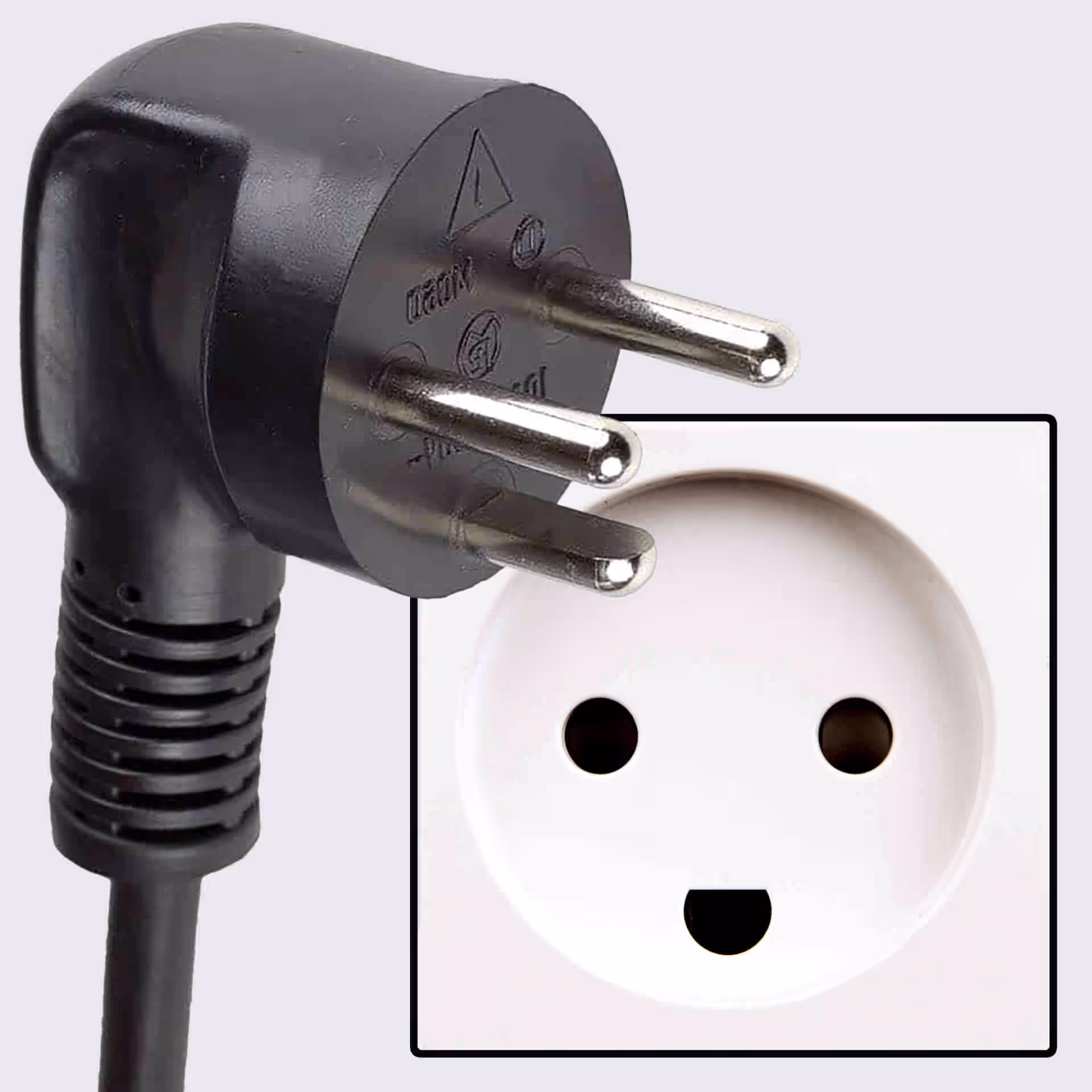Typ K elektrická zásuvka
